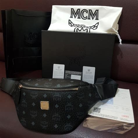 mcm waist bag replica|inside of mcm bag.